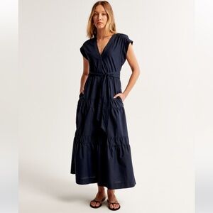 Abercrombie & Fitch Navy Maxi Dress